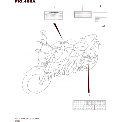 LABEL (GSX-S750L6 E03)