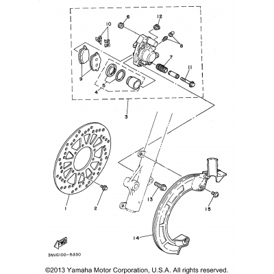 Front Brake Caliper