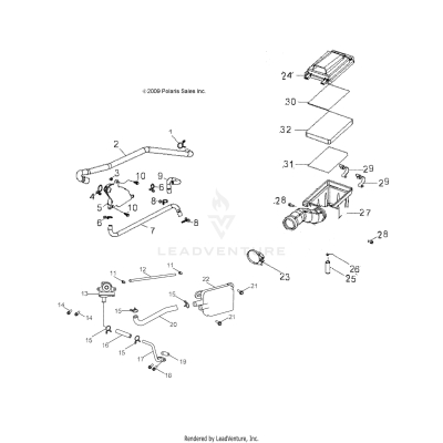 ENGINE, AIR INTAKE SYSTEM - A19YAK05B7/B6 (A00025)