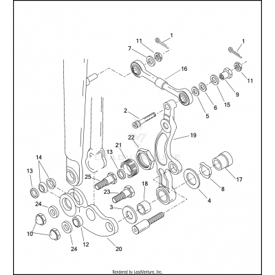 FORK ROCKERS & CALIPER MOUNTING - FXSTS