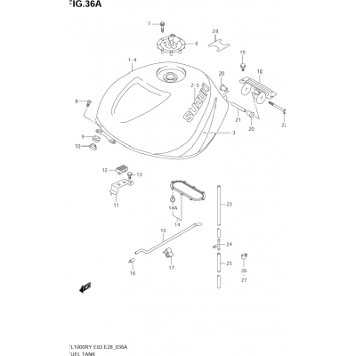 FUEL TANK (MODEL X)