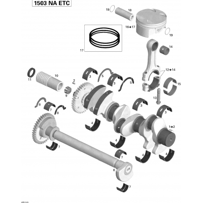 Crankshaft, Pistons And Balance Shaft