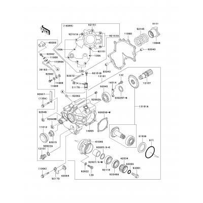 Front Bevel Gear(1/3)