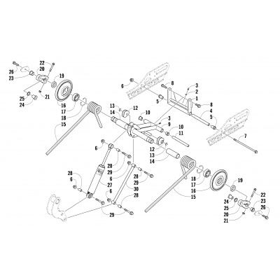 REAR SUSPENSION REAR ARM ASSEMBLY