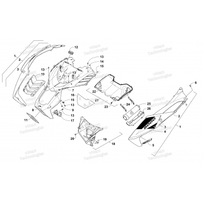 HOOD AND AIR INTAKE ASSEMBLY