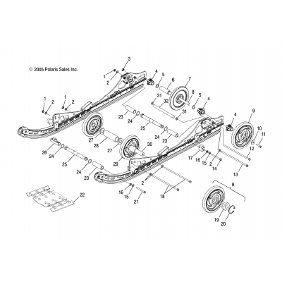 Suspension, Rear /Ne5bsb (4997239723B10)