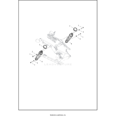 SHOCK ABSORBER, REAR