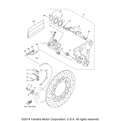 Rear Brake Caliper