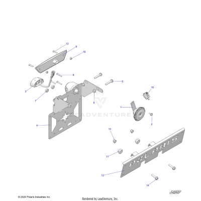 ELECTRICAL, HORN, FOG LIGHT,and LICENSE PLATE LIGHT - A25SEE57C9/E9 (C102707)