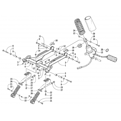 REAR SUSPENSION FRONT ARM ASSEMBLY