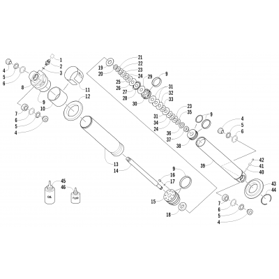 REAR SUSPENSION SHOCK ABSORBER