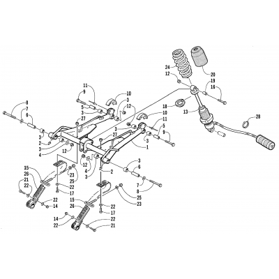 REAR SUSPENSION FRONT ARM ASSEMBLY