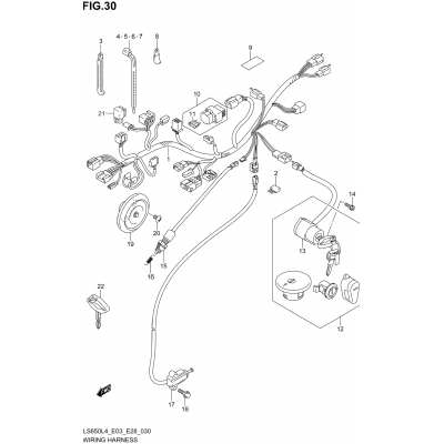 WIRING HARNESS (LS650L4 E03)