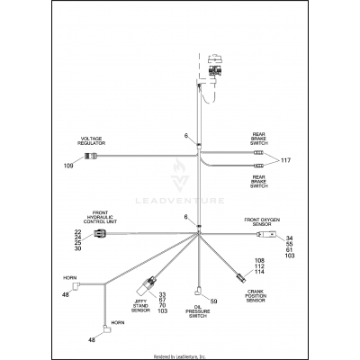 WIRING HARNESS, MAIN, ABS - FXSB (5 OF 5)