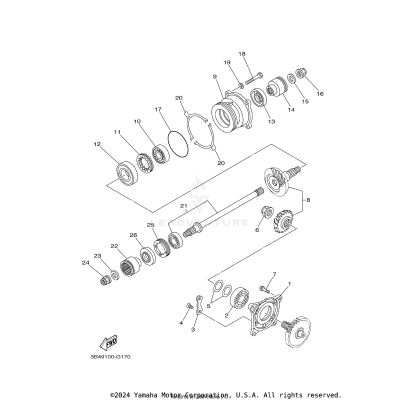 MIDDLE DRIVE GEAR
