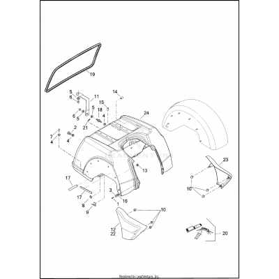 BODY ASSEMBLY & SIDE COVERS - FLHTCUTG