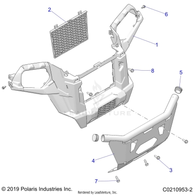 BODY, FRONT BUMPER - A20SGE95AK (C0210953-2)