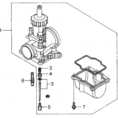 CARBURETOR O.P. PARTS KIT