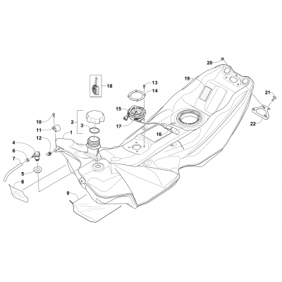 GAS TANK ASSEMBLY