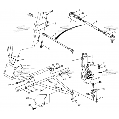 Aarm/Strut Mounting Xplorer 400L