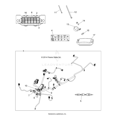 ELECTRICAL, HARNESS - A17SDE57N2/A57N2 (49ATVHARNESS15TRGMD)