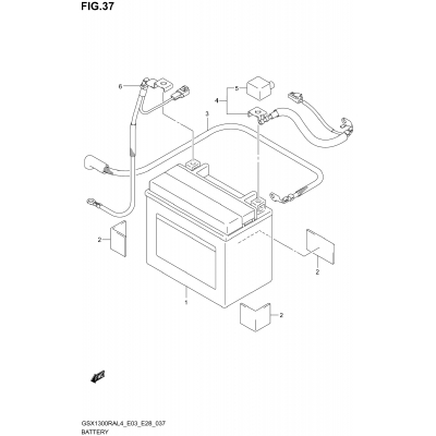 BATTERY (GSX1300RAL4 E03)