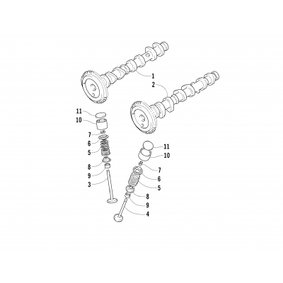 CAMSHAFT/VALVE ASSEMBLY