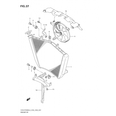 RADIATOR (GSX-R1000ZL3 E03)