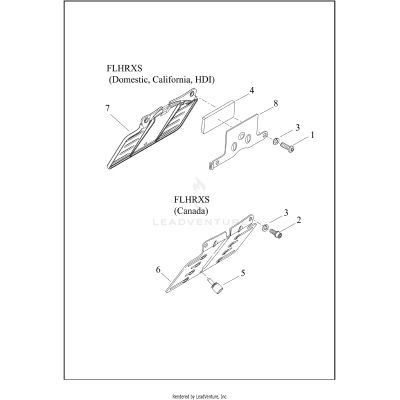 LICENSE PLATE BRACKETS