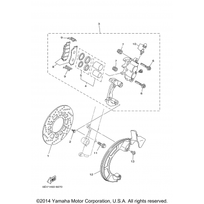 Front Brake Caliper