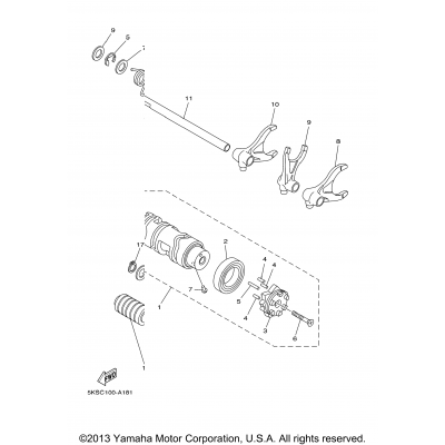 Shift Cam Fork