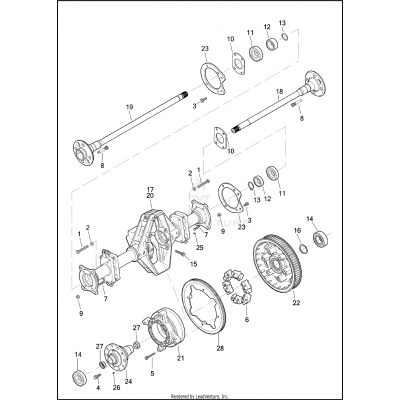 AXLE ASSEMBLY, REAR