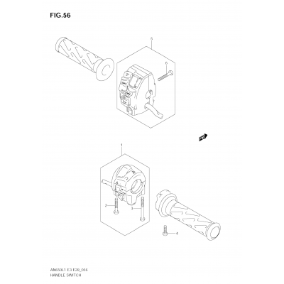 HANDLE SWITCH (AN650 L1 E33)