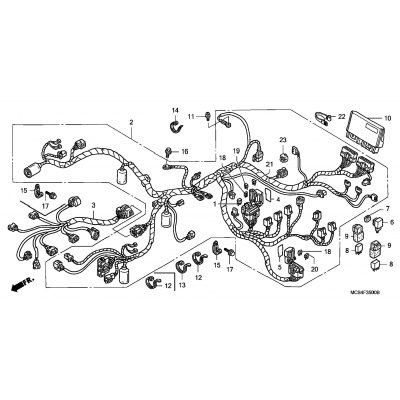 WIRE HARNESS (ST1300)