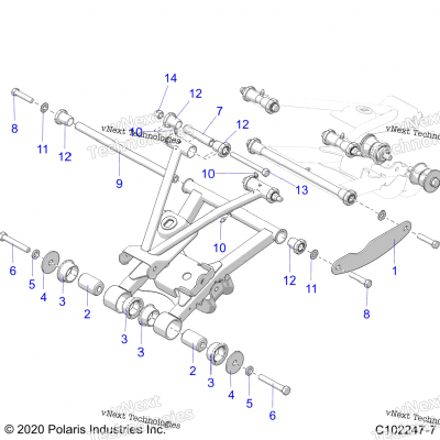 Suspension, Rear Control Arm Mounting