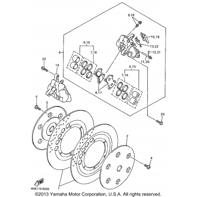 Front Brake Caliper