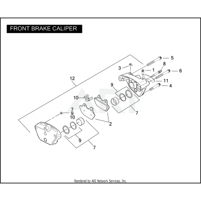 FRONT BRAKE CALIPER