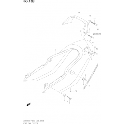 SEAT TAIL COVER (MODEL K2)