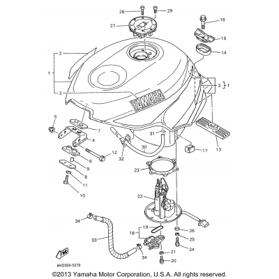 Fuel Tank Non California