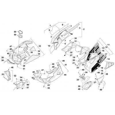 SKID PLATE AND SIDE PANEL ASSEMBLY