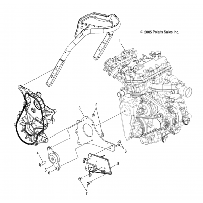 Engine Mounting Rh & Front /Fs