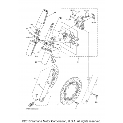 Front Brake Caliper