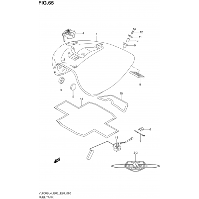 FUEL TANK (VL800BL4 E03)