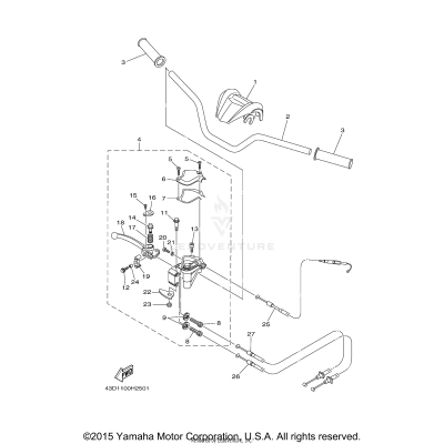 STEERING HANDLE CABLE