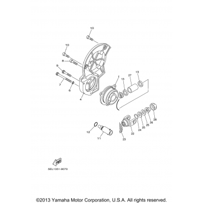 Middle Drive Gear