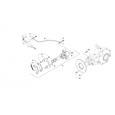 REAR BRAKE ASSEMBLY