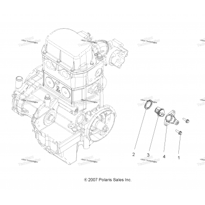 Engine, Cooling System Thermostat