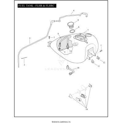 FUEL TANK - FLHR & FLHRC
