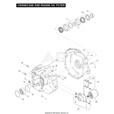 CRANKCASE AND ENGINE OIL FILTER