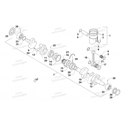 PISTON AND CRANKSHAFT